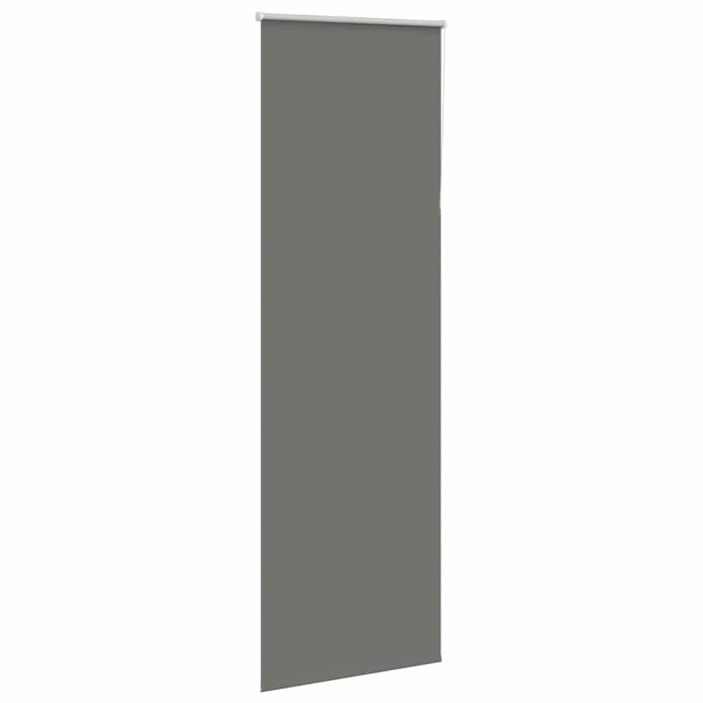 Roller Blind Blackout Grey 75x210 cm Fabric Width 70.7 cm Polyester