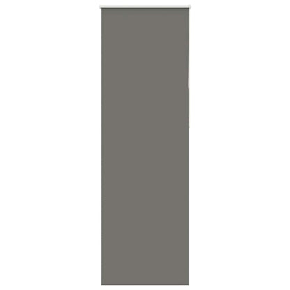 Roller Blind Blackout Grey 85x210 cm Fabric Width 80.7 cm Polyester