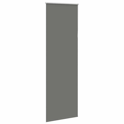 Roller Blind Blackout Grey 85x210 cm Fabric Width 80.7 cm Polyester