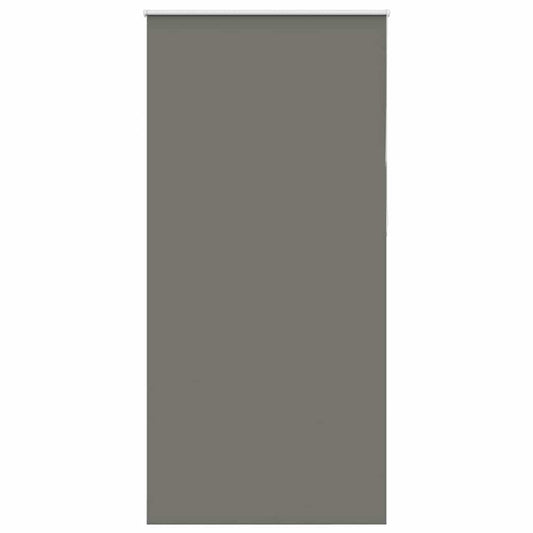 Roller Blind Blackout Grey 115x210 cm Fabric Width 110.7 cm Polyester