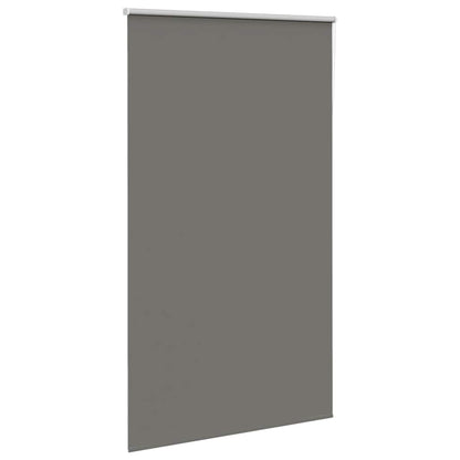 Roller Blind Blackout Grey 120x210 cm Fabric Width 116.6 cm Polyester