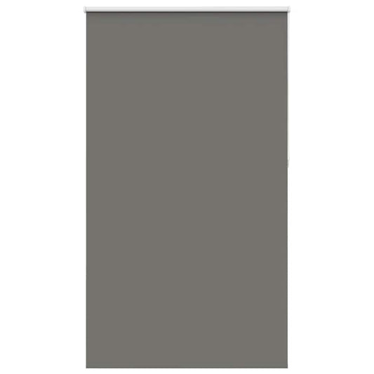 Roller Blind Blackout Grey 125x210 cm Fabric Width 121.6 cm Polyester