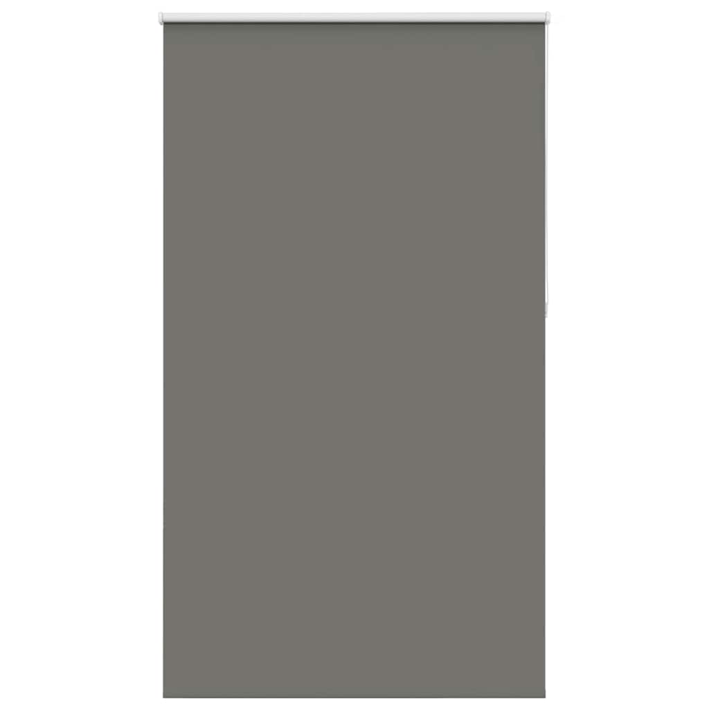 Roller Blind Blackout Grey 130x210 cm Fabric Width 126.6 cm Polyester
