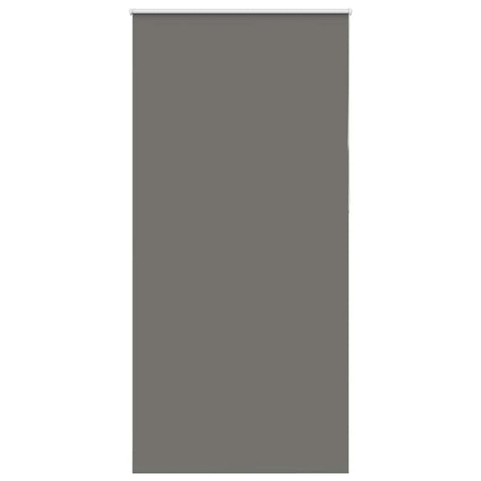Roller Blind Blackout Grey 100x230 cm Fabric Width 95.7 cm Polyester