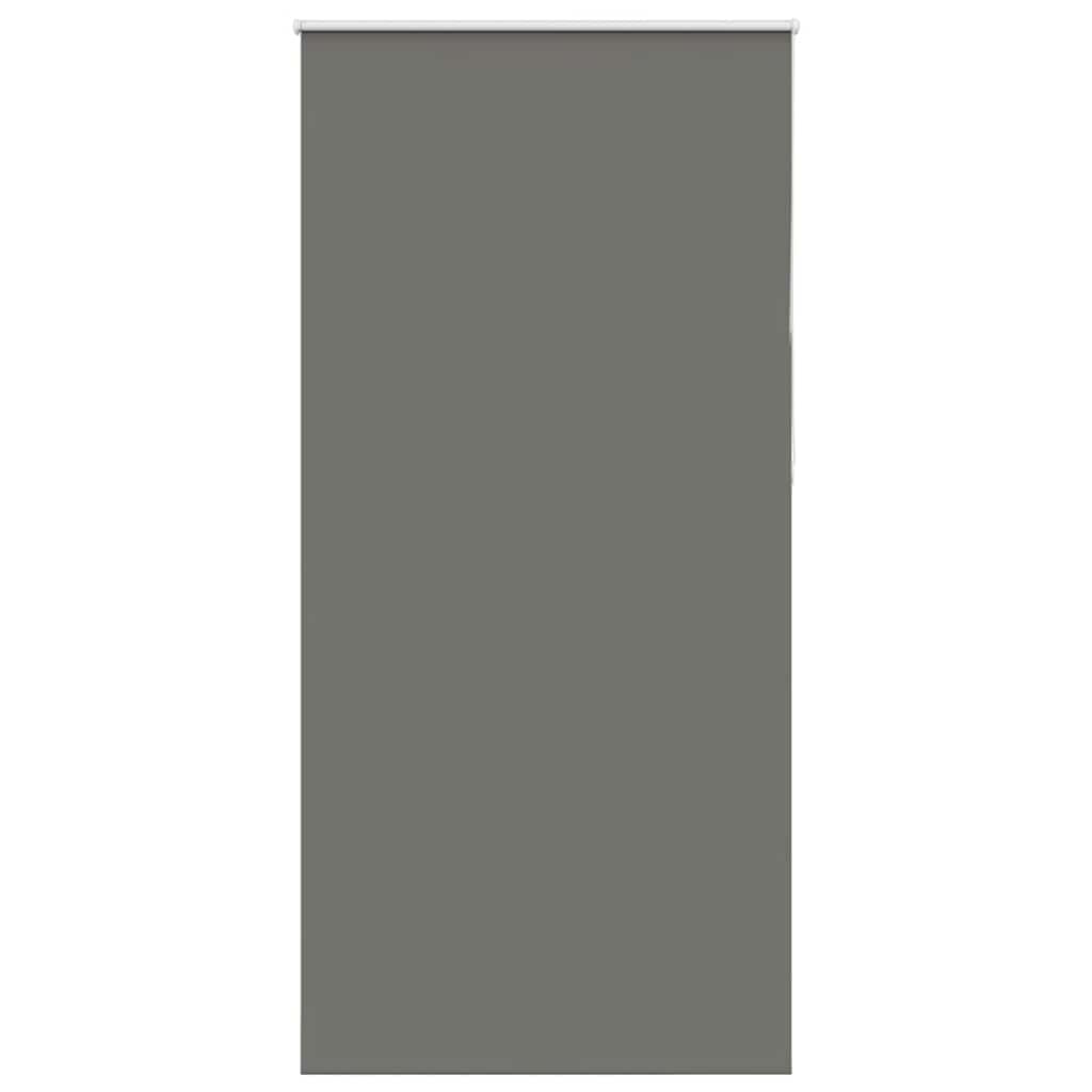 Roller Blind Blackout Grey 110x230 cm Fabric Width 105.7 cm Polyester