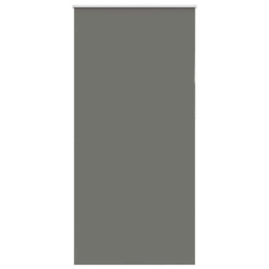 Roller Blind Blackout Grey 110x230 cm Fabric Width 105.7 cm Polyester