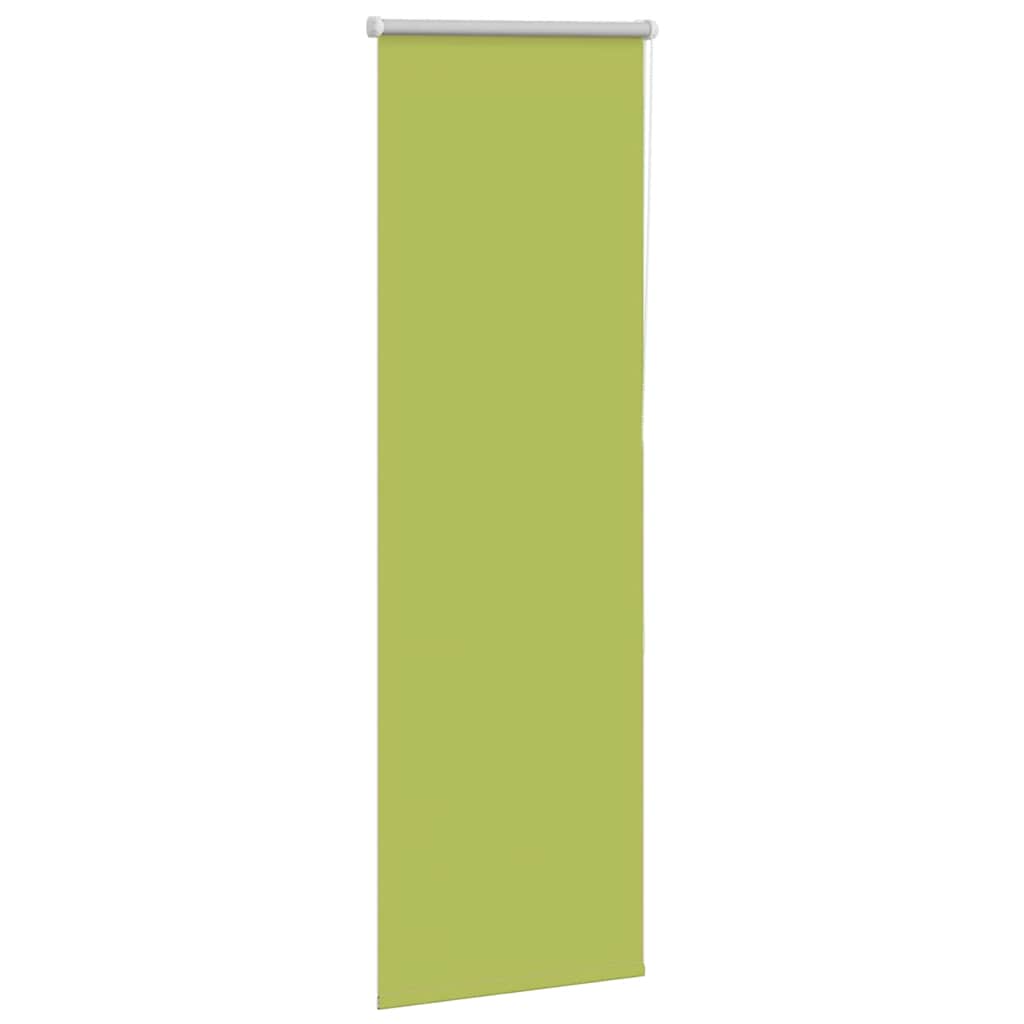 Roller Blind Blackout Leaves Green 40x130 cm Fabric Width 35.7 cm Polyester