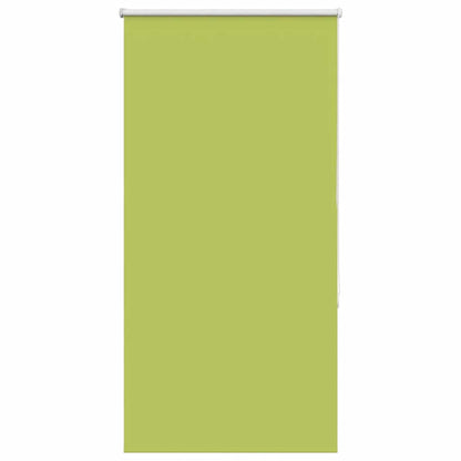 Roller Blind Blackout Leaves Green 75x130 cm Fabric Width 70.7 cm Polyester
