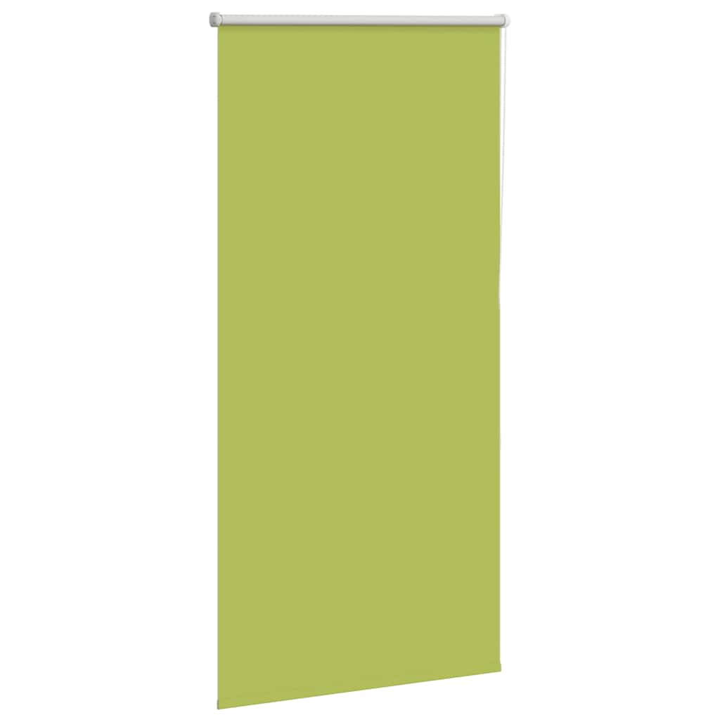 Roller Blind Blackout Leaves Green 80x130 cm Fabric Width 75.7 cm Polyester