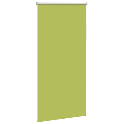 Roller Blind Blackout Leaves Green 80x130 cm Fabric Width 75.7 cm Polyester