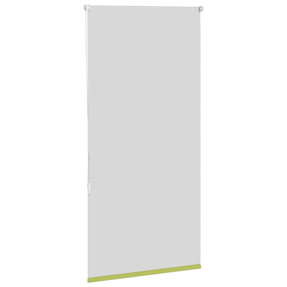 Roller Blind Blackout Leaves Green 80x130 cm Fabric Width 75.7 cm Polyester