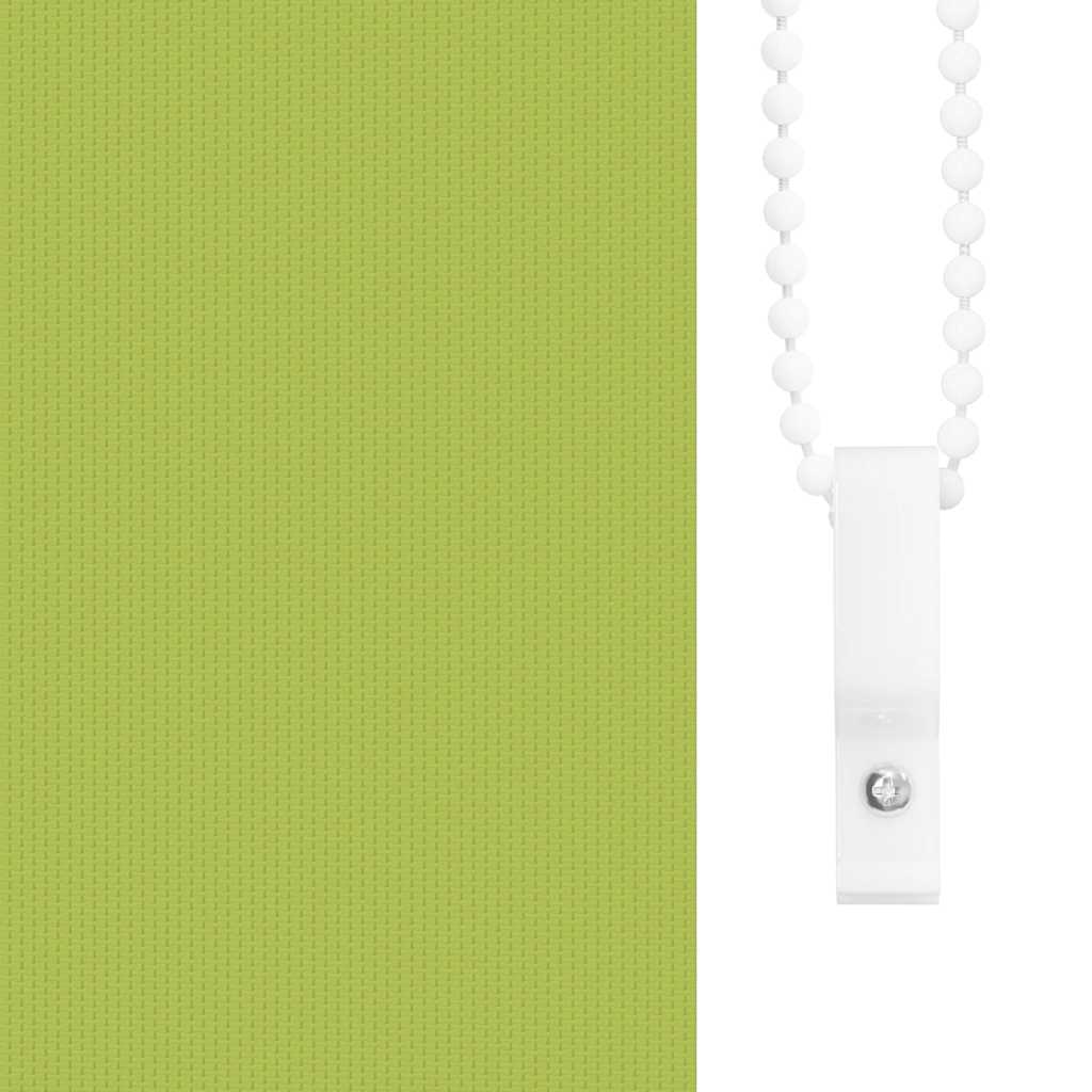 Roller Blind Blackout Leaves Green 80x130 cm Fabric Width 75.7 cm Polyester