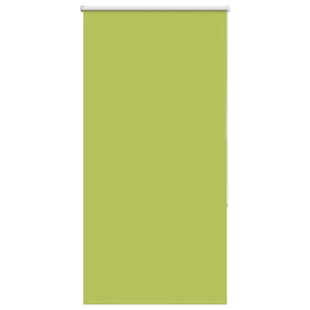 Roller Blind Blackout Leaves Green 85x130 cm Fabric Width 80.7 cm Polyester