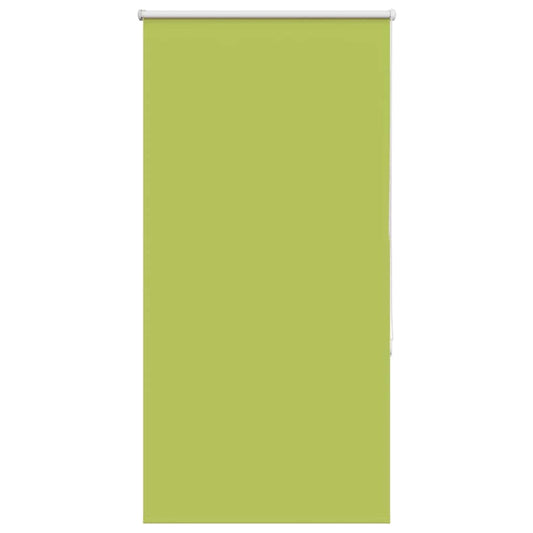 Roller Blind Blackout Leaves Green 85x130 cm Fabric Width 80.7 cm Polyester