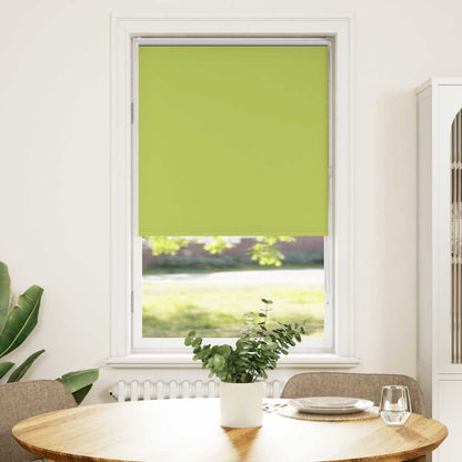Roller Blind Blackout Leaves Green 85x130 cm Fabric Width 80.7 cm Polyester
