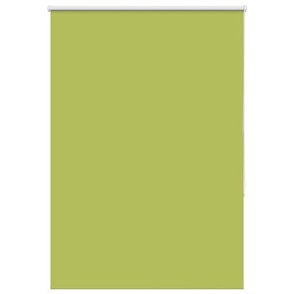 Roller Blind Blackout Leaves Green 100x130 cm Fabric Width 95.7 cm Polyester