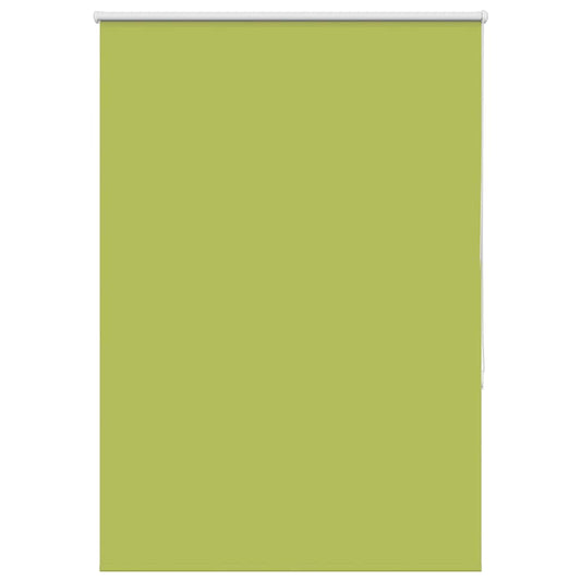 Roller Blind Blackout Leaves Green 115x130 cm Fabric Width 110.7 cm Polyester
