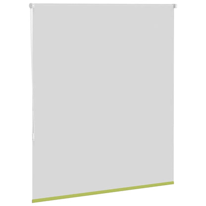Roller Blind Blackout Leaves Green 120x130 cm Fabric Width 116.6 cm Polyester