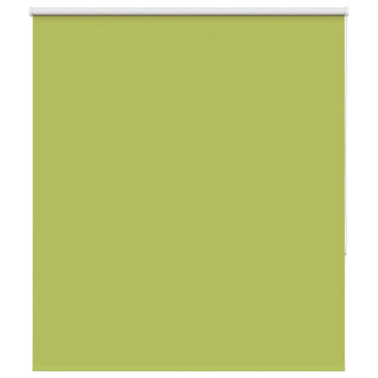 Roller Blind Blackout Leaves Green 135x130 cm Fabric Width 131.6 cm Polyester