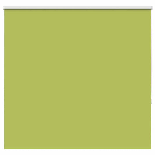 Roller Blind Blackout Leaves Green 145x130 cm Fabric Width 141.6 cm Polyester