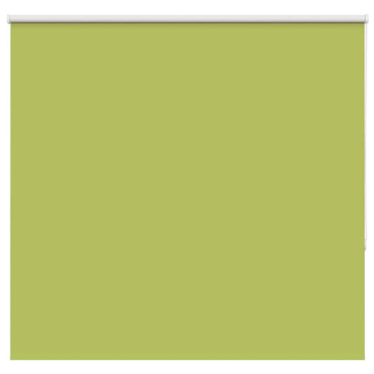 Roller Blind Blackout Leaves Green 150x130 cm Fabric Width 146.6 cm Polyester