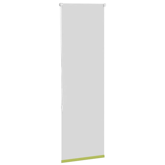 Roller Blind Blackout Leaves Green 40x150 cm Fabric Width 35.7 cm Polyester