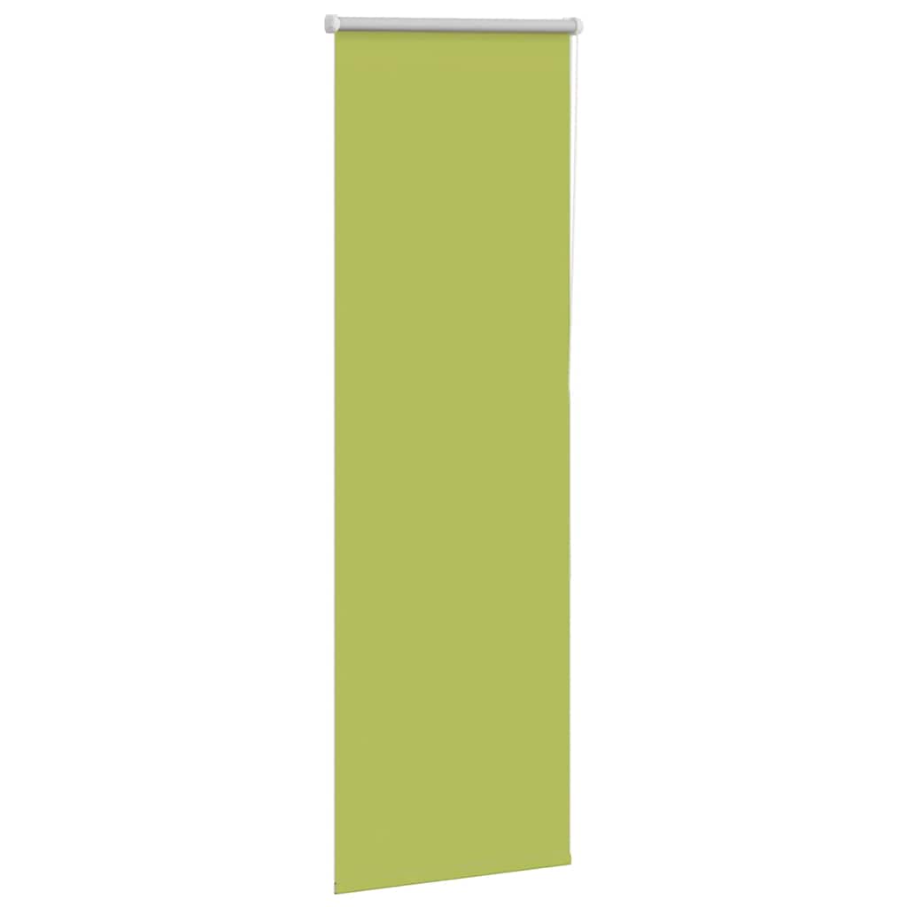 Roller Blind Blackout Leaves Green 40x150 cm Fabric Width 35.7 cm Polyester