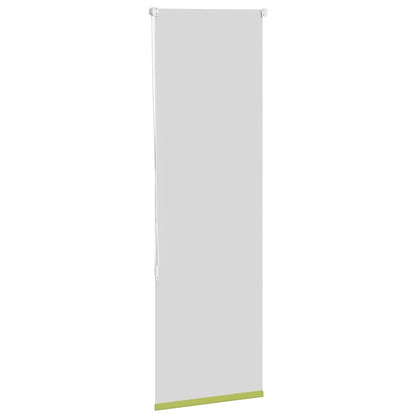 Roller Blind Blackout Leaves Green 40x150 cm Fabric Width 35.7 cm Polyester