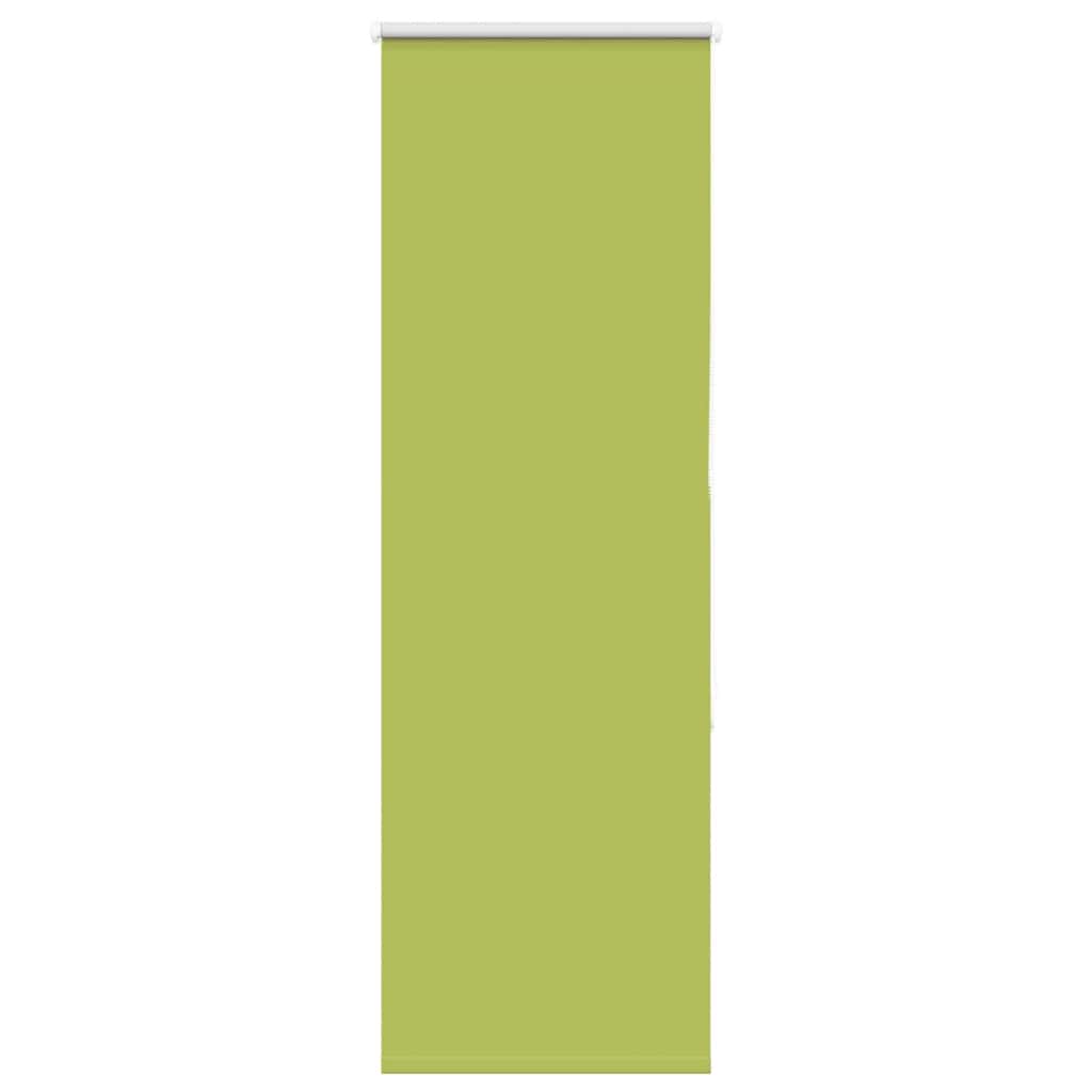 Roller Blind Blackout Leaves Green 50x150 cm Fabric Width 45.7 cm Polyester