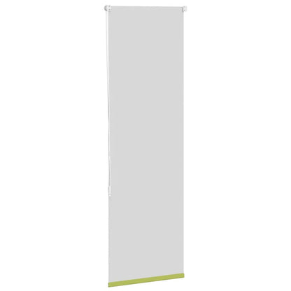 Roller Blind Blackout Leaves Green 50x150 cm Fabric Width 45.7 cm Polyester