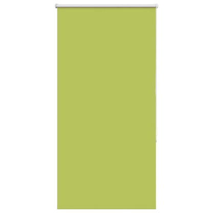 Roller Blind Blackout Leaves Green 80x150 cm Fabric Width 75.7 cm Polyester