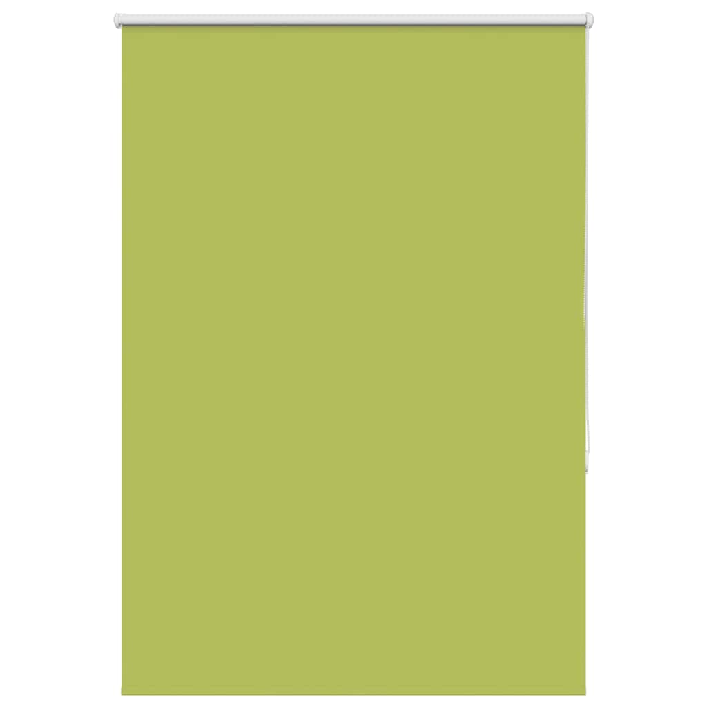 Roller Blind Blackout Leaves Green 90x150 cm Fabric Width 85.7 cm Polyester