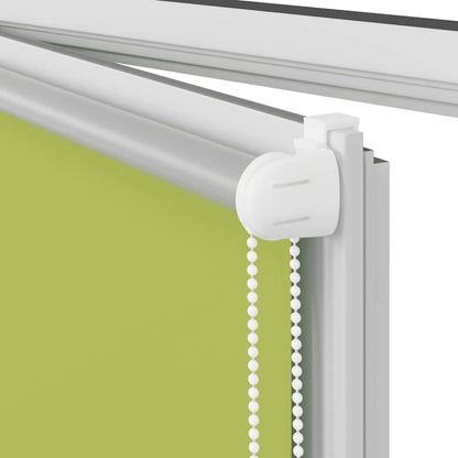 Roller Blind Blackout Leaves Green 90x150 cm Fabric Width 85.7 cm Polyester