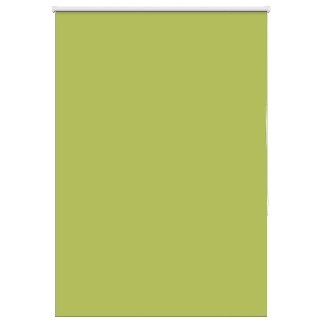Roller Blind Blackout Leaves Green 100x150 cm Fabric Width 95.7 cm Polyester