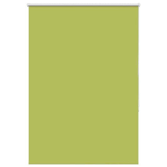 Roller Blind Blackout Leaves Green 100x150 cm Fabric Width 95.7 cm Polyester