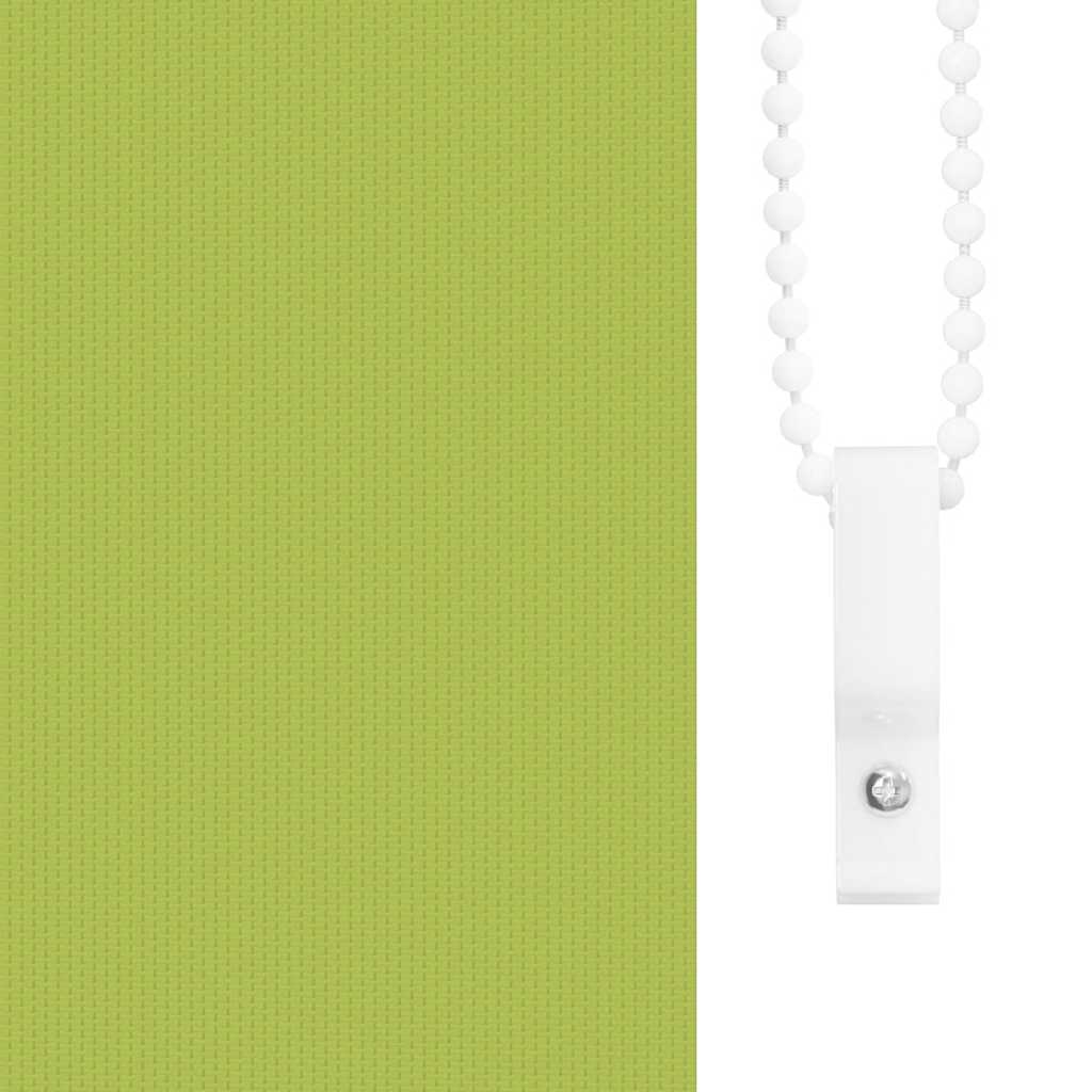 Roller Blind Blackout Leaves Green 100x150 cm Fabric Width 95.7 cm Polyester