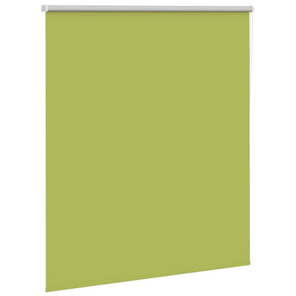 Roller Blind Blackout Leaves Green 140x150 cm Fabric Width 136.6 cm Polyester