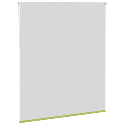 Roller Blind Blackout Leaves Green 140x150 cm Fabric Width 136.6 cm Polyester