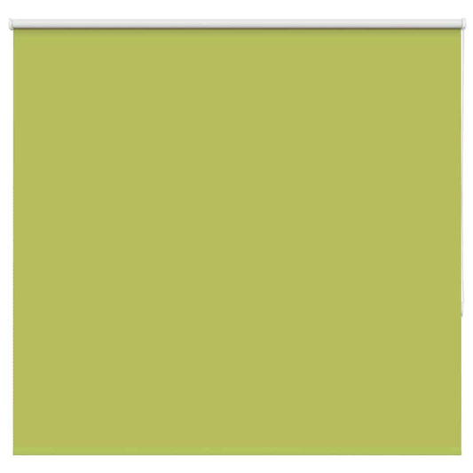 Roller Blind Blackout Leaves Green 145x150 cm Fabric Width 141.6 cm Polyester