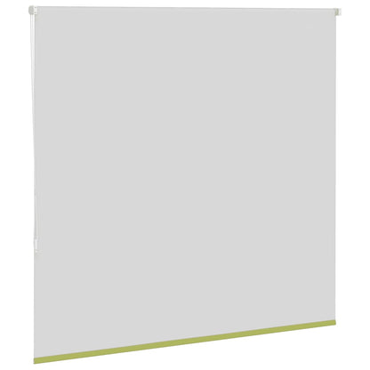 Roller Blind Blackout Leaves Green 145x150 cm Fabric Width 141.6 cm Polyester