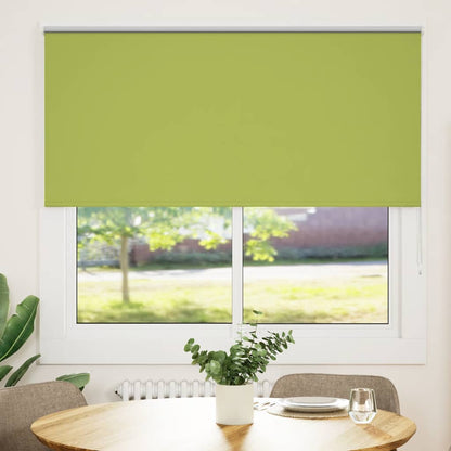 Roller Blind Blackout Leaves Green 155x150 cm Fabric Width 151.6 cm Polyester
