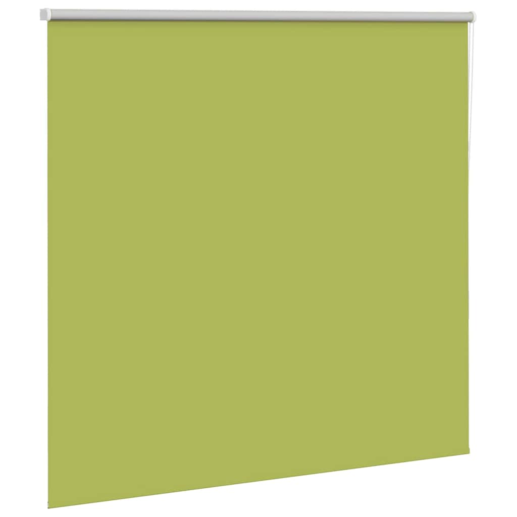 Roller Blind Blackout Leaves Green 155x150 cm Fabric Width 151.6 cm Polyester