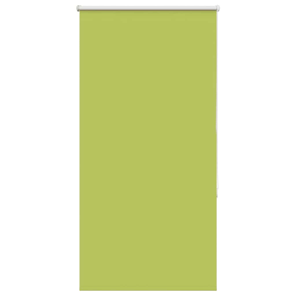 Roller Blind Blackout Leaves Green 65x175 cm Fabric Width 60.7 cm Polyester