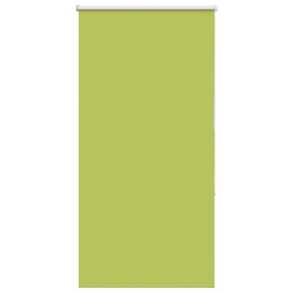 Roller Blind Blackout Leaves Green 65x175 cm Fabric Width 60.7 cm Polyester