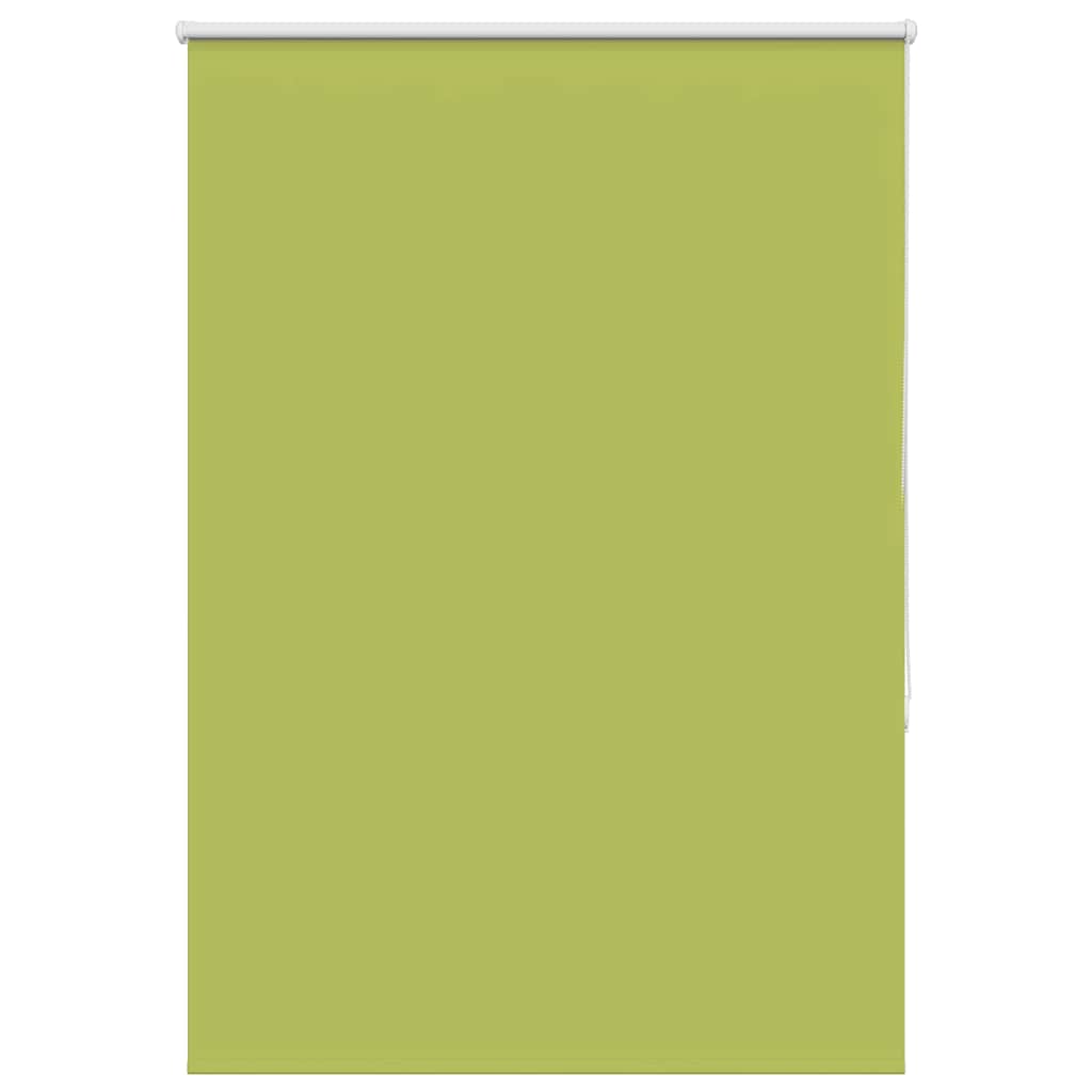 Roller Blind Blackout Leaves Green 90x175 cm Fabric Width 85.7 cm Polyester