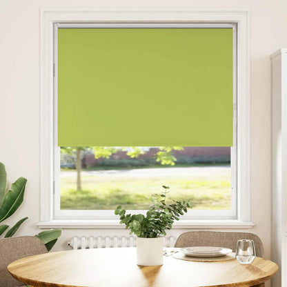Roller Blind Blackout Leaves Green 90x175 cm Fabric Width 85.7 cm Polyester