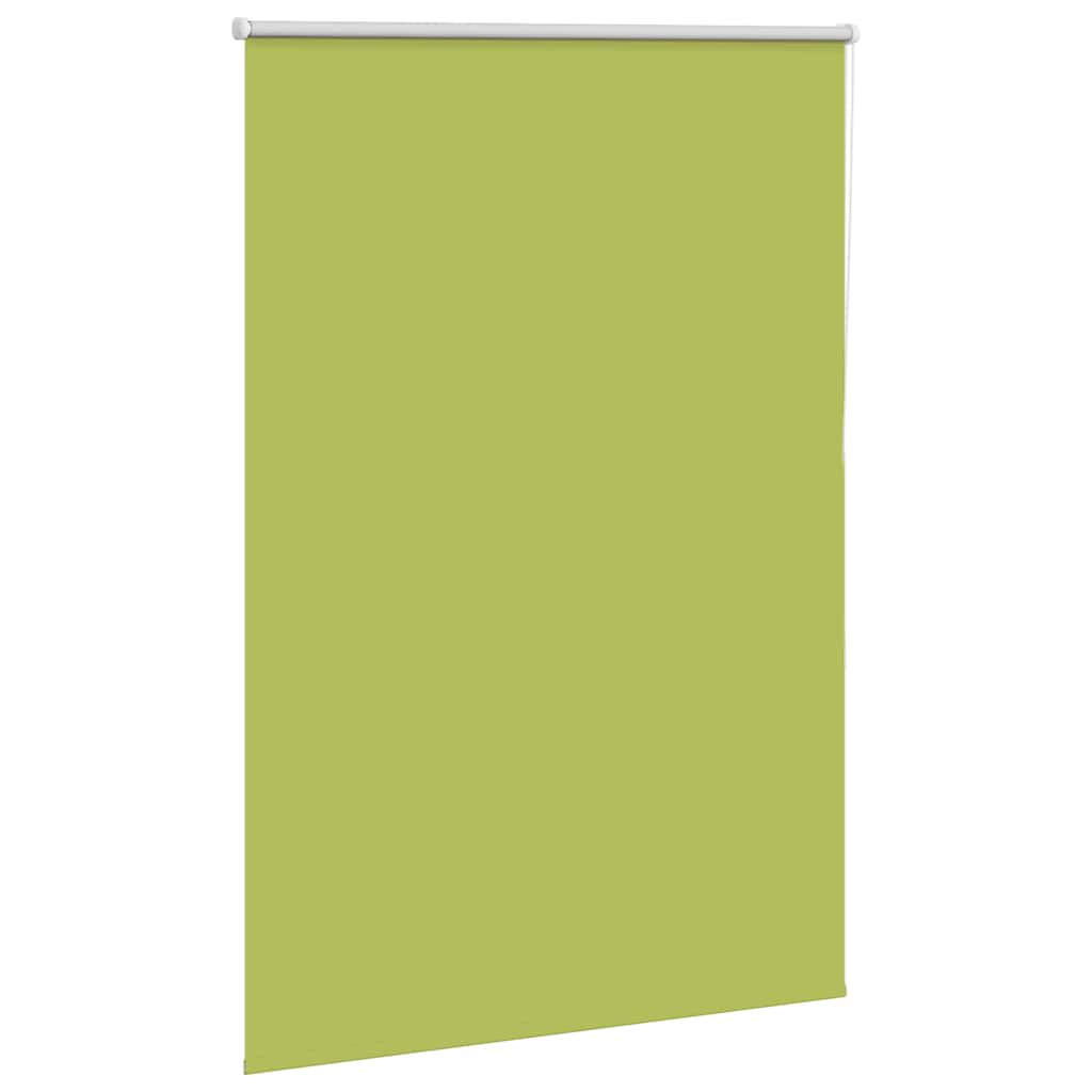 Roller Blind Blackout Leaves Green 105x175 cm Fabric Width 100.7 cm Polyester