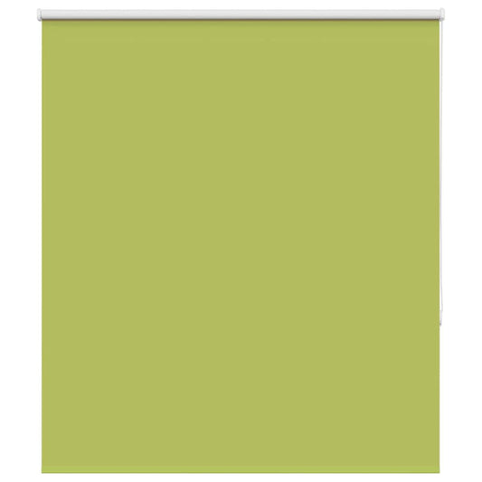 Roller Blind Blackout Leaves Green 120x175 cm Fabric Width 116.6 cm Polyester