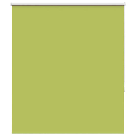 Roller Blind Blackout Leaves Green 125x175 cm Fabric Width 121.6 cm Polyester