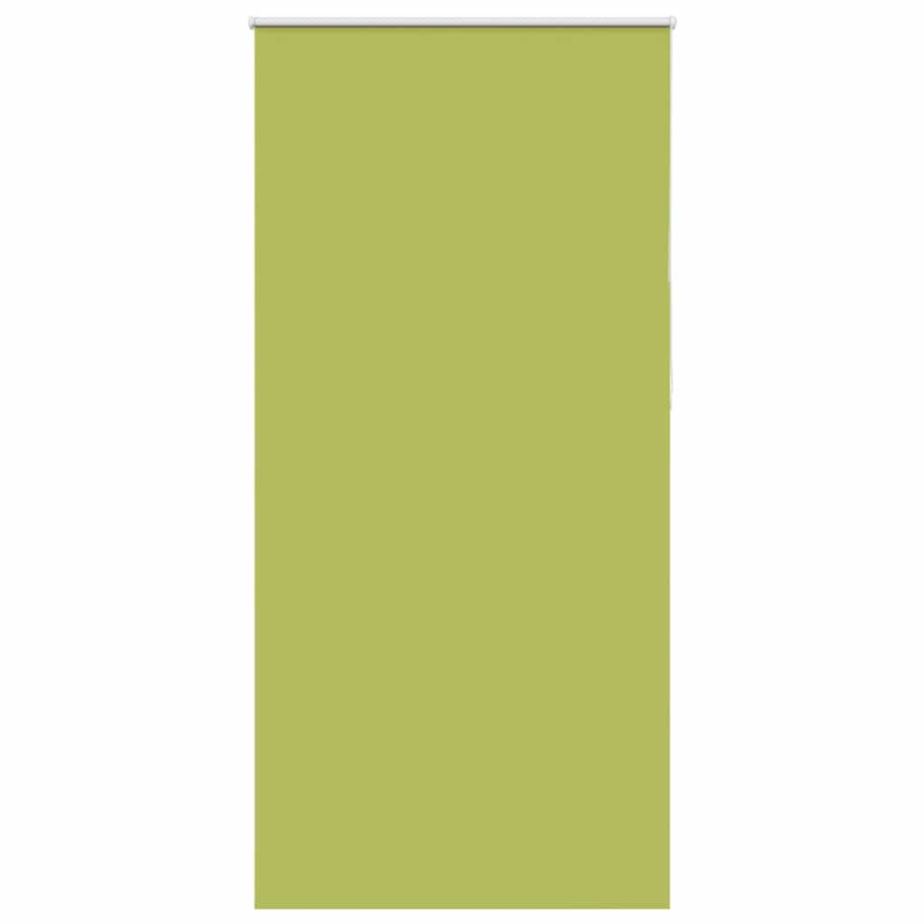 Roller Blind Blackout Leaves Green 110x210 cm Fabric Width 105.7 cm Polyester